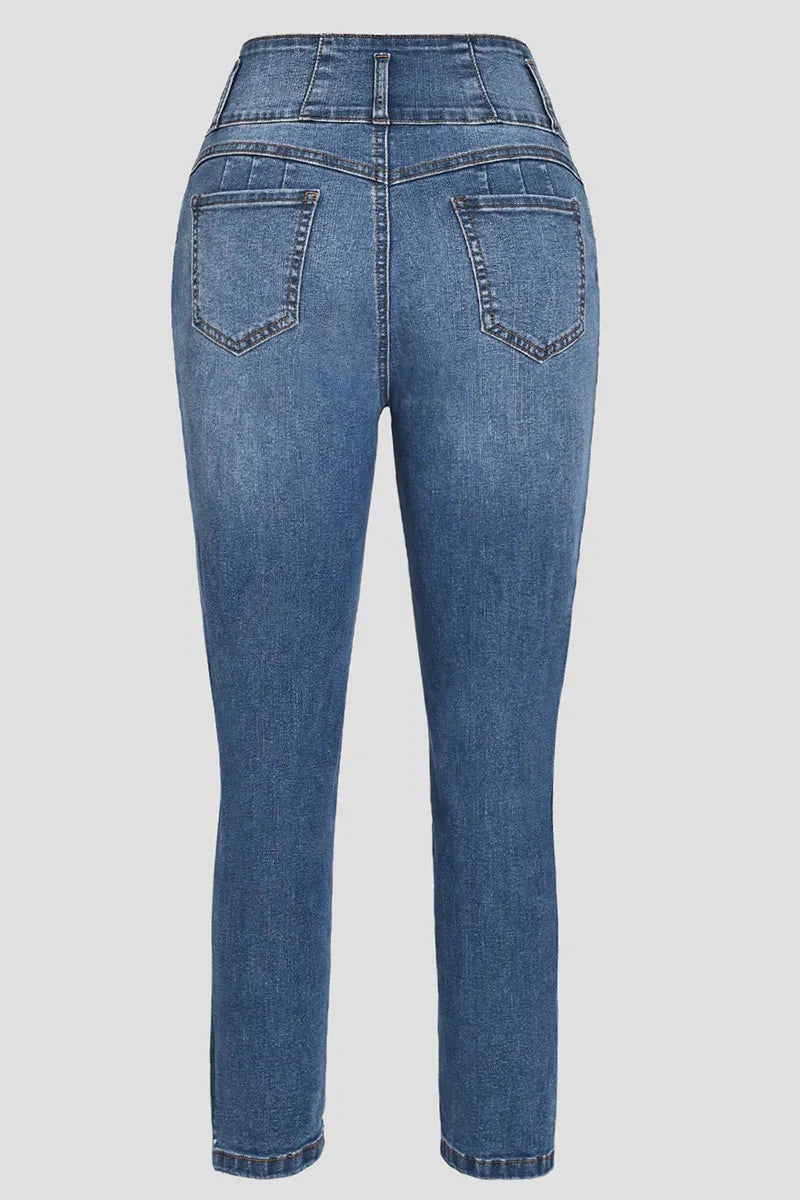 Women's Casual High-Waist Butt-Lifting Jeans