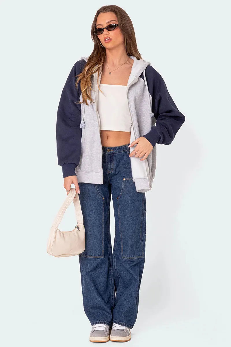 Women's Stretchy Comfort Flex Waist Cargo Jeans