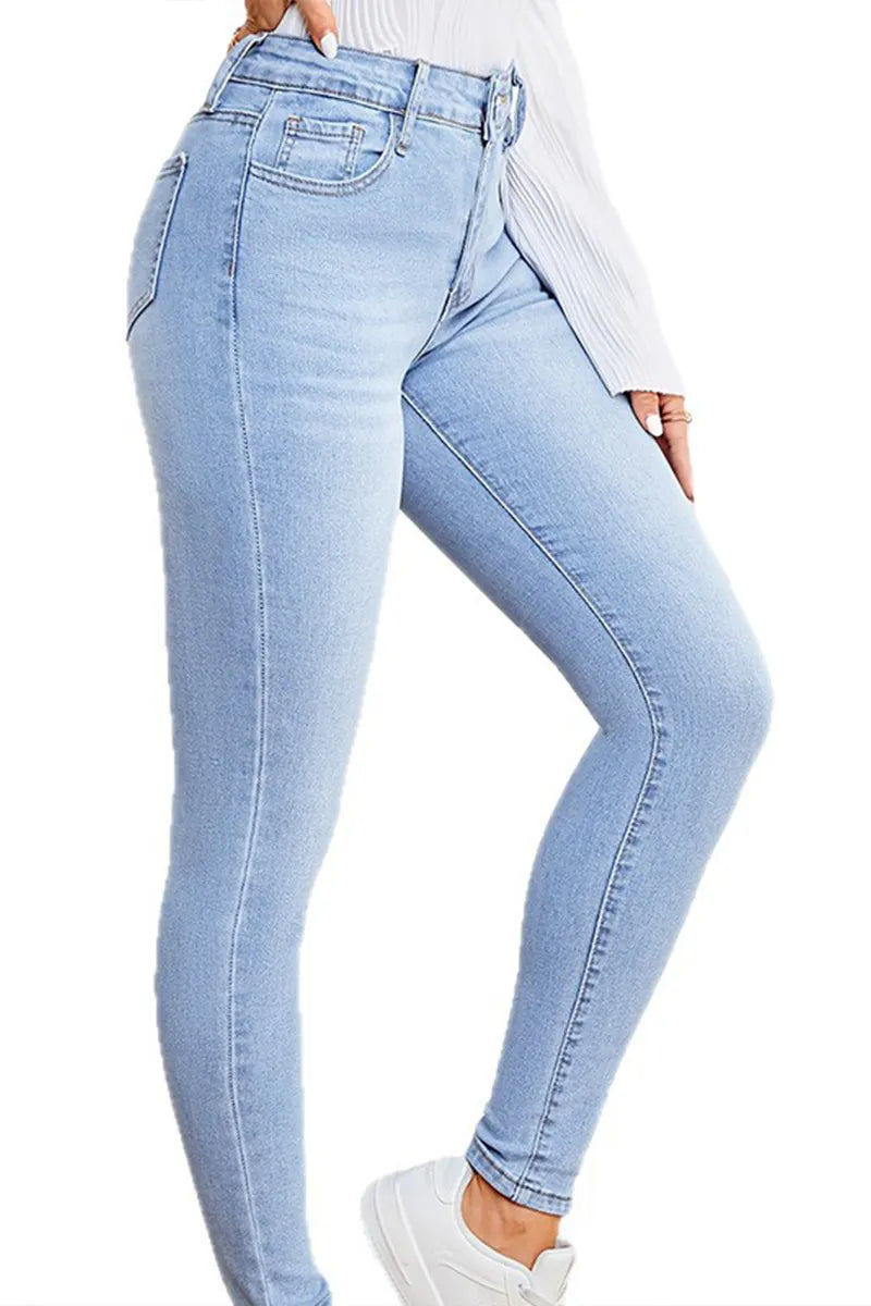 Women's Casual Stretch Slim-Fit Jeans