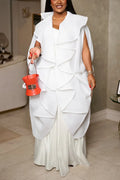 Women's Elegant Decoration Cardigan Long Skirt Two-Piece Set