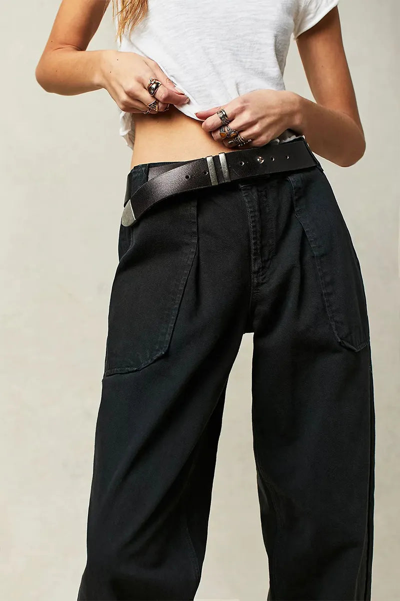 Classic Ladies' Comfortable Straight-Leg Jeans