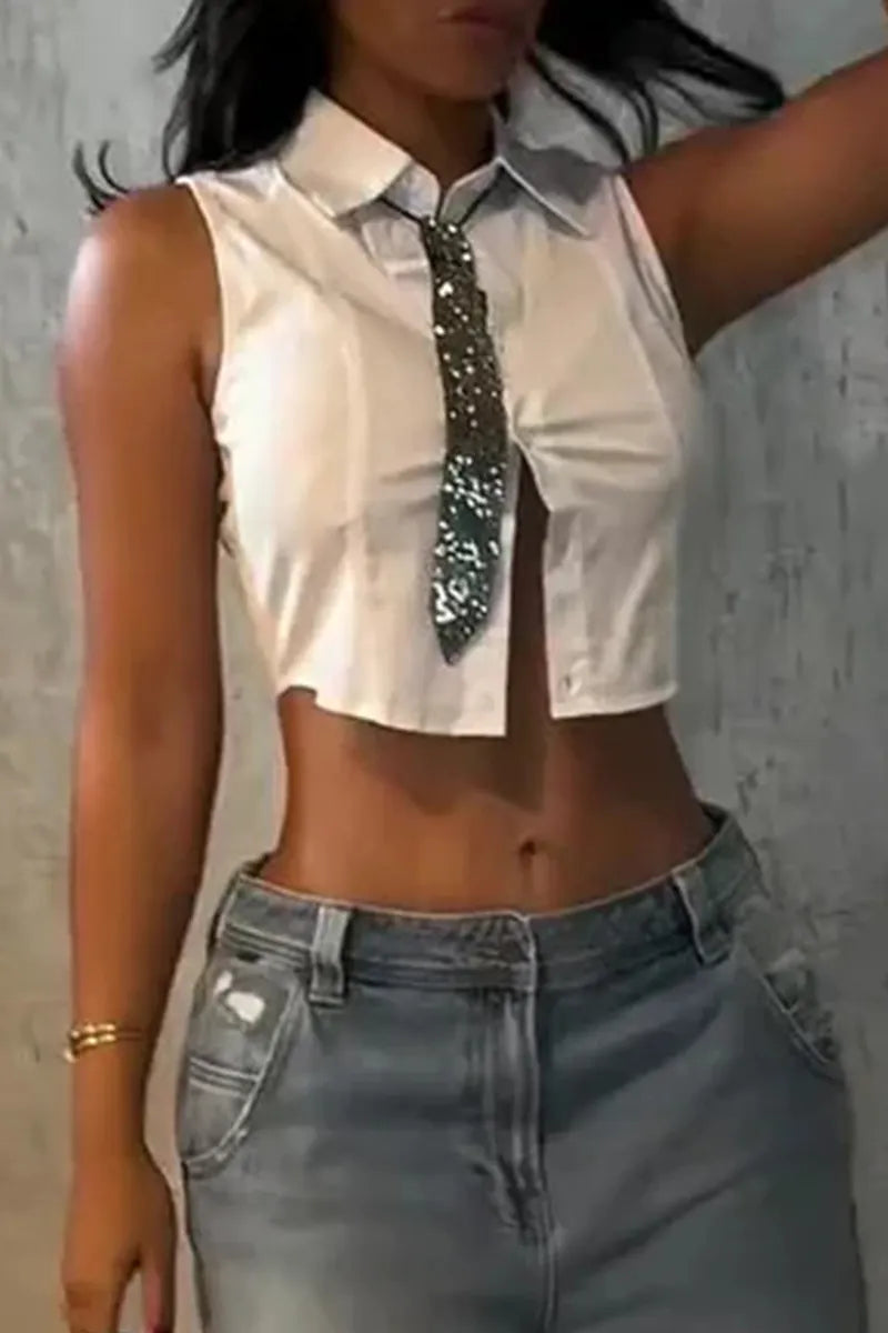 Women's Sexy Cropped Tank Top