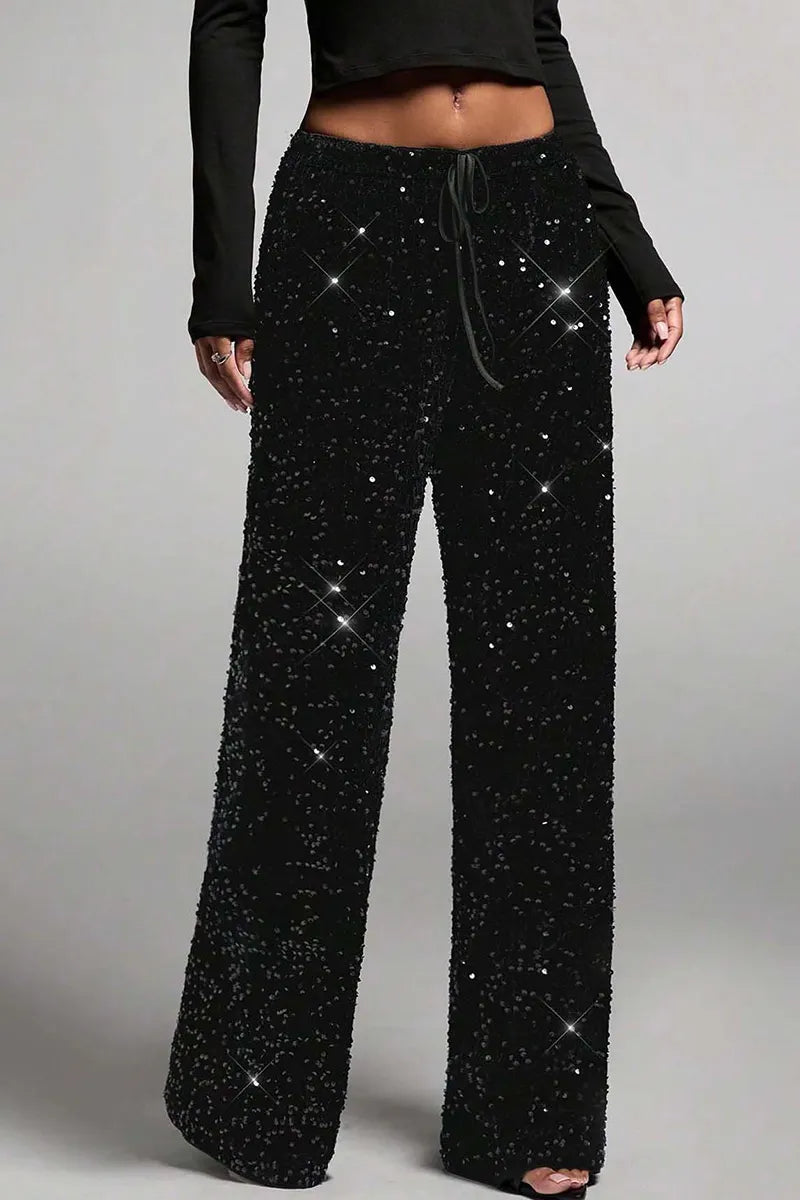 Women's  Streamlined Stretch Slimming Drawstring Trousers