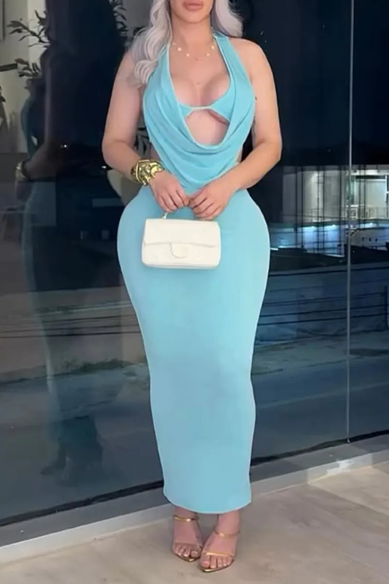 Women's Sexy Vacation Slim Vest Skirt Two-Piece Set