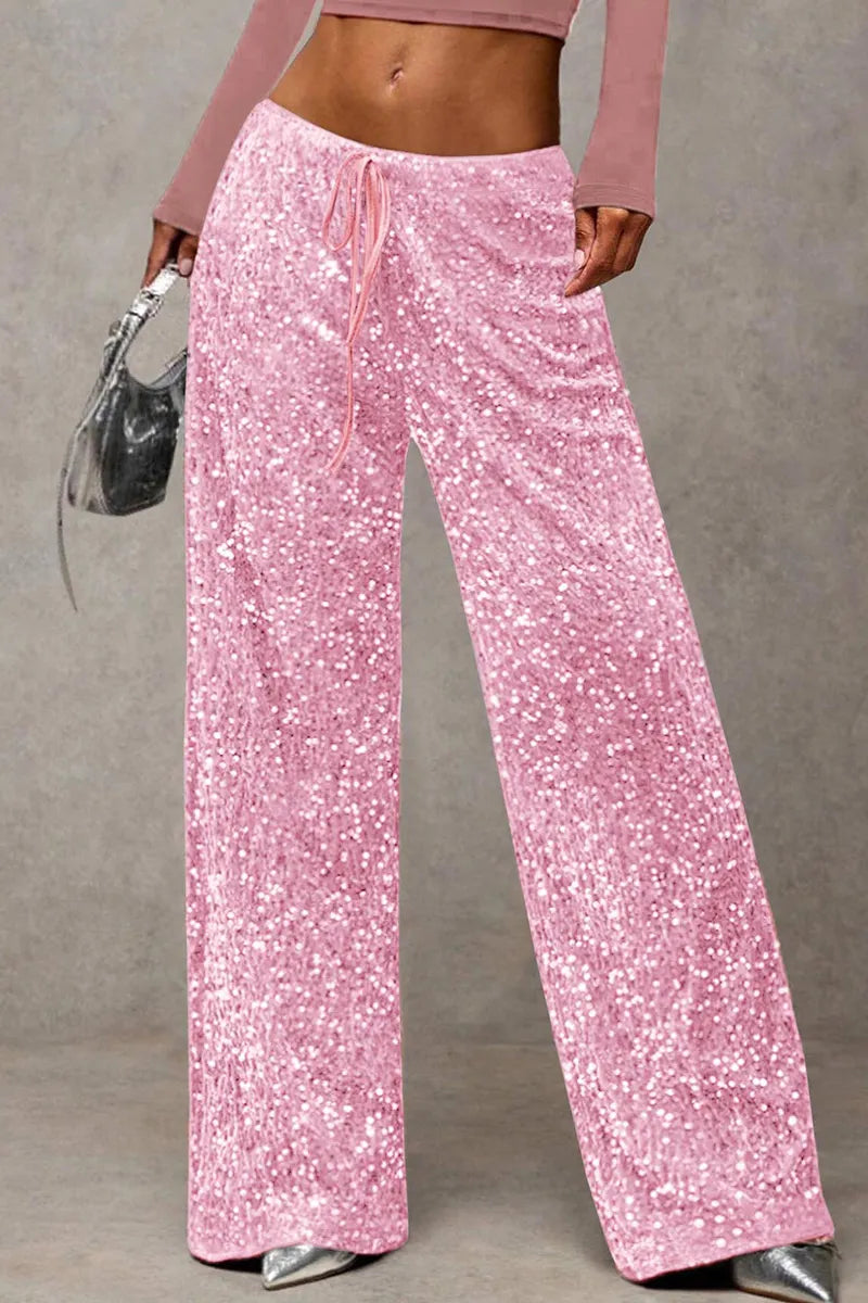 Women's  Streamlined Stretch Slimming Drawstring Trousers